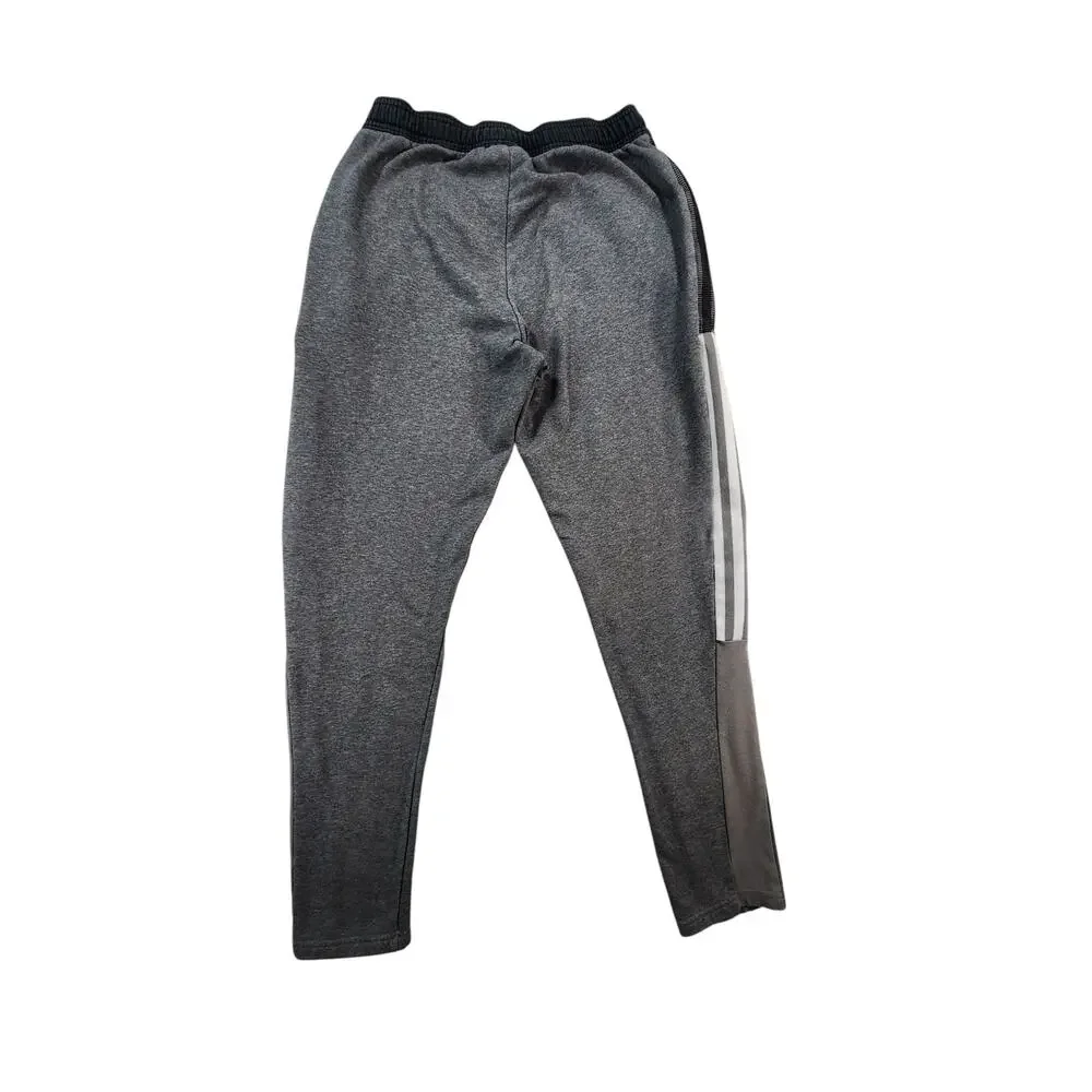 Adidas Men's Gray 3-Stripes Jogger Sweatpants Size S